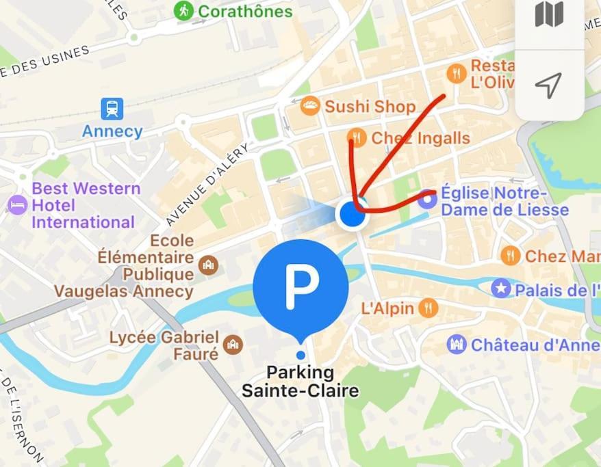 Ferienwohnung La Petite Venise Des Alpes, Ultra Centre 1 A 5 Pers Annecy Exterior foto